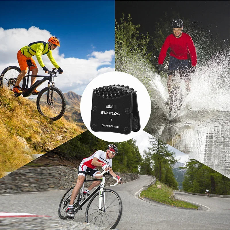 BUCKLOS Ceramic Disc Brake Pads for Shimano MTB & Road Bike