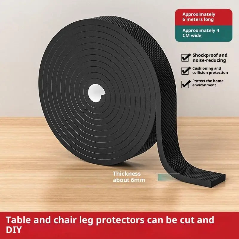 Non-Slip Self-Adhesive Rubber Furniture Pads – Floor Protectors