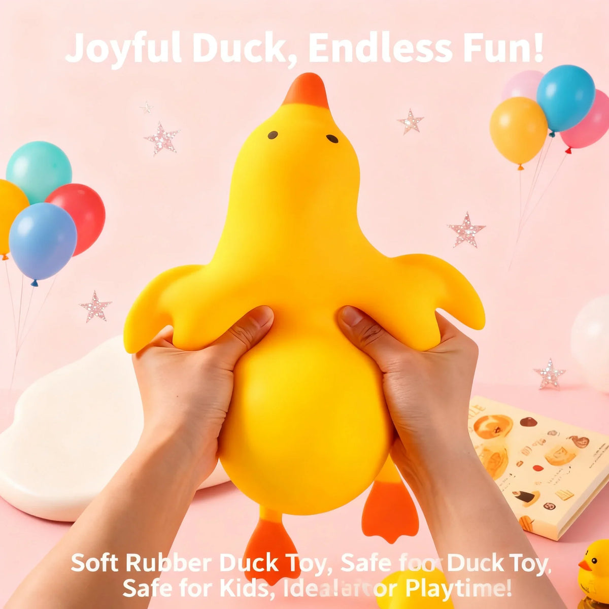 Squishy Stretch Duck Fidget Toy | Sensory Gift for Kids & Adults