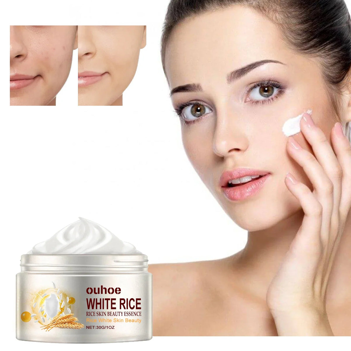 OUHOE Rice Cream – Anti-Aging Collagen Face Moisturizer 30g