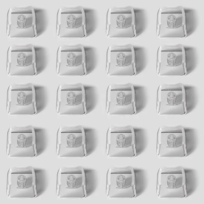 Cute Cat Shaped Transparent Keycaps 1U Blank MX Switch 10/20 PCS