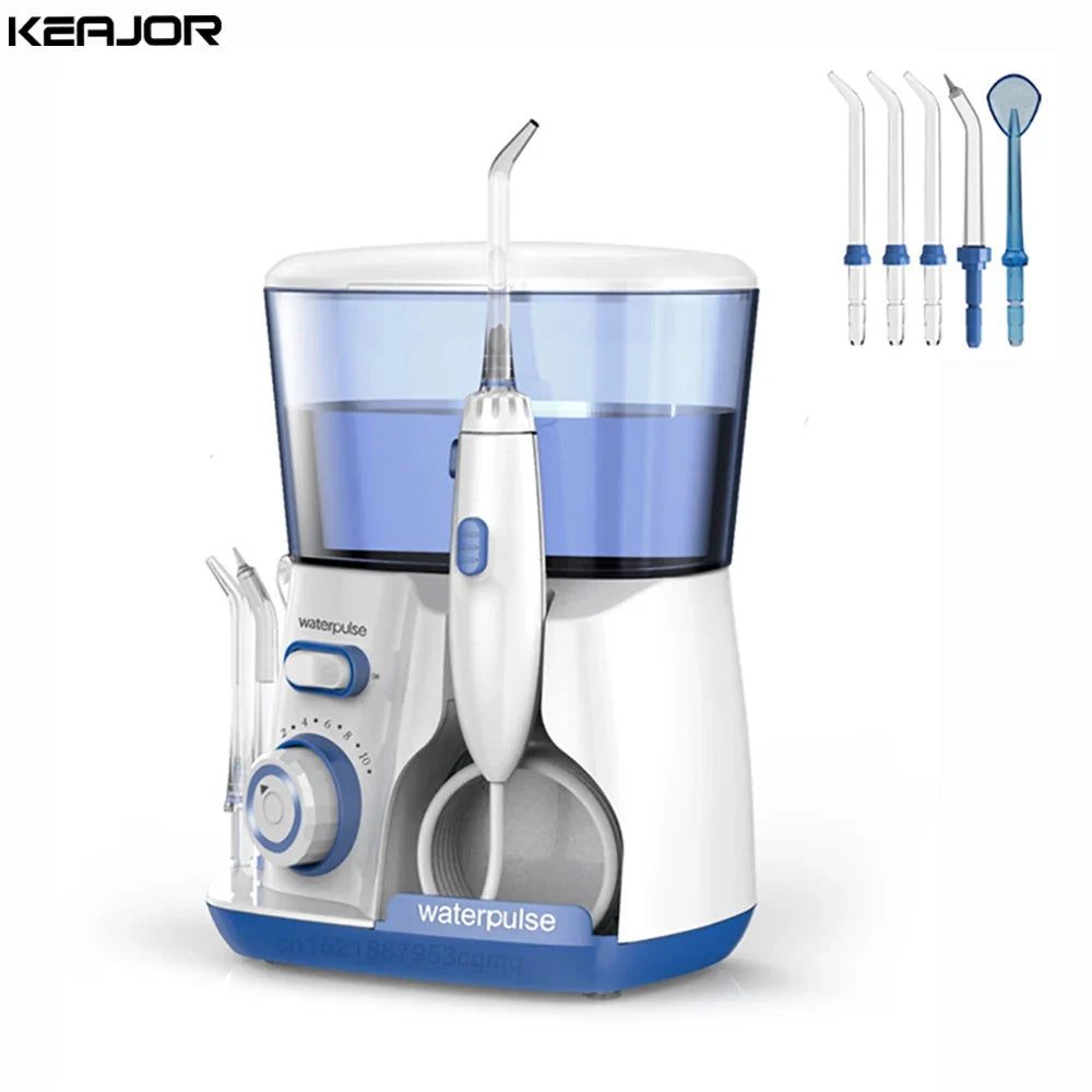 Raugee 800ml Electric Water Flosser Oral Irrigator | 5 Nozzles