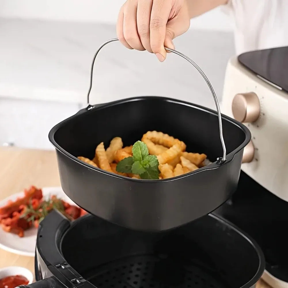 Nixie Nonstick Air Fryer Baking Pan – Pizza & Cake Mold