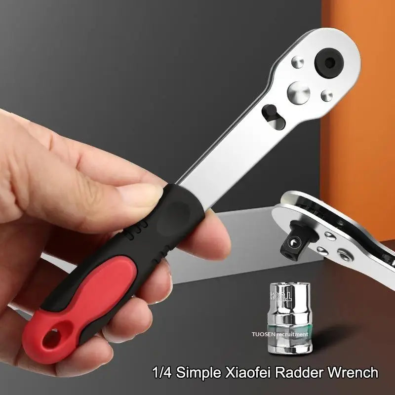1/4 Inch Reversible Ratchet Wrench with Quick Release