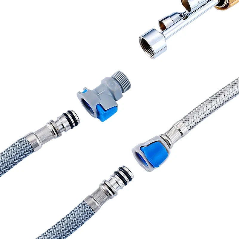 M10 to M15 Quick Connect Faucet Hose Connector Adapter