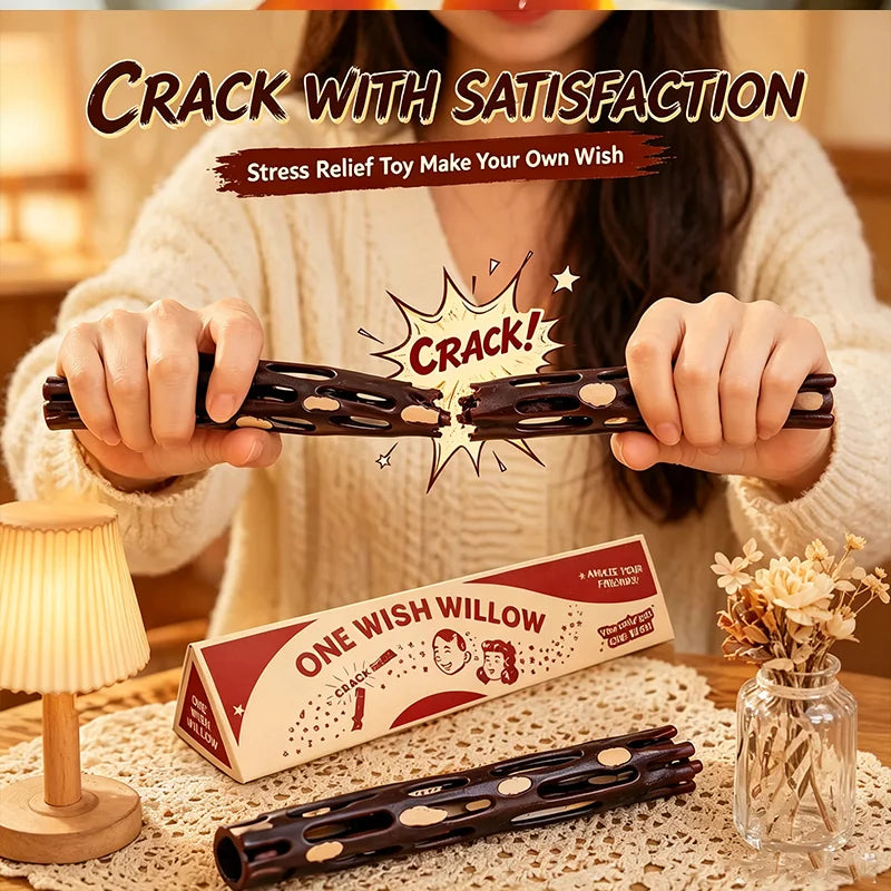 3D Printed Black Willow Magic Stick Ornament – 10cm Figurine
