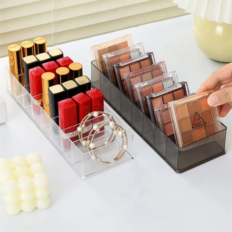 Clear Acrylic Makeup Organizer Tray | Vanity Storage