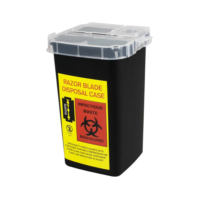 Tattoo Sharps Disposal Container 1L – Needle Waste Bin