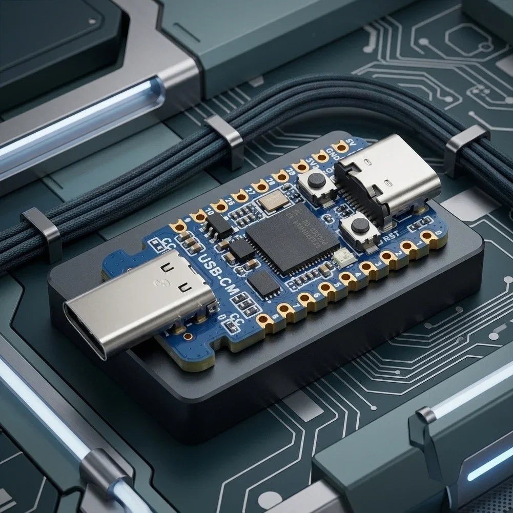 RP2350 Dual-Core USB-C Microcontroller Dev Board | ARM & RISC-V