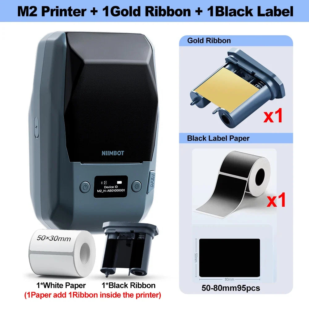 Niimbot M2 Thermal Transfer Label Printer – Barcode & Tag Maker