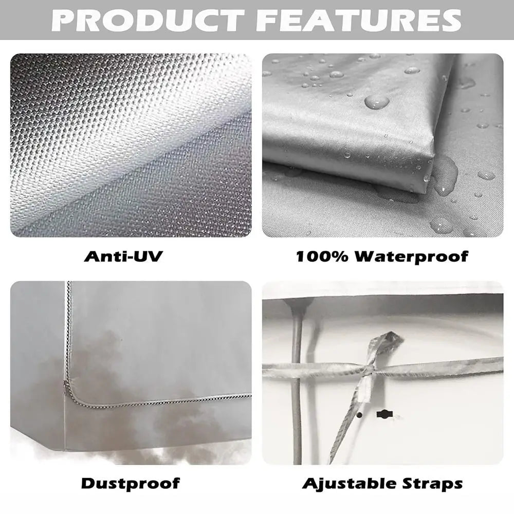 Waterproof Washing Machine Cover – Oxford Silver Front Load