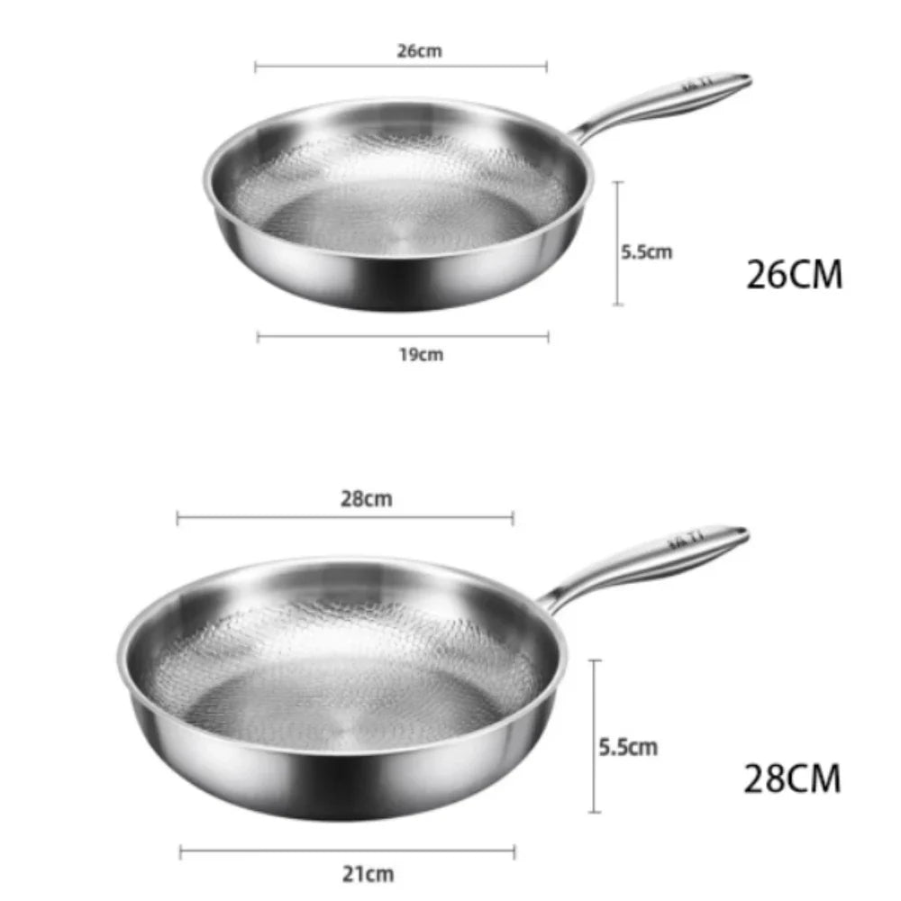 Nixie Pure Titanium Non-Stick Pan – Even Heat, Scratch-Resistant