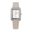 Ladies' Elegant Leather Band Quartz Watch – Casual & Fashion