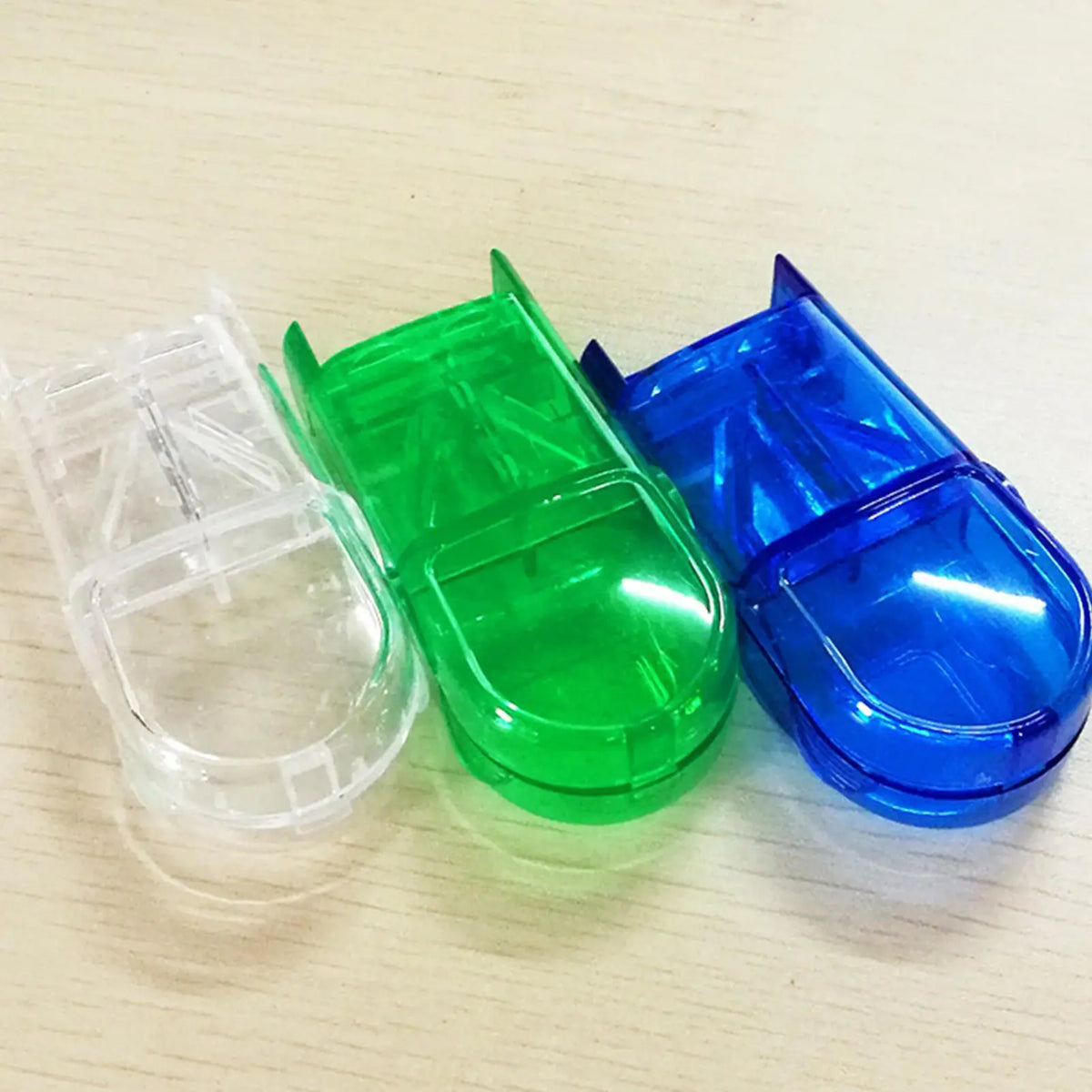 Portable Pill Cutter & Storage Box | Stainless Steel Blade