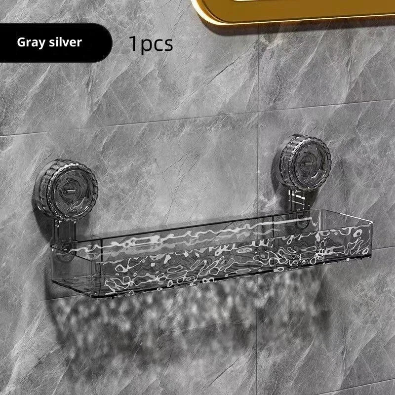 Suction Cup Shower Shelf – No-Drill Caddy, 1 or 2 Pcs