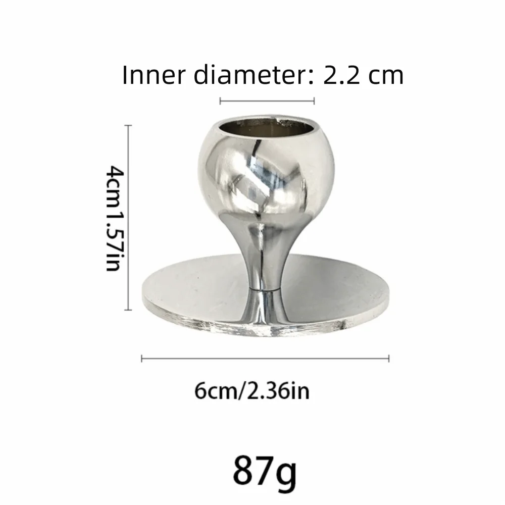 Modern Vintage Iron Candlestick Holder – Elegant Table Decor