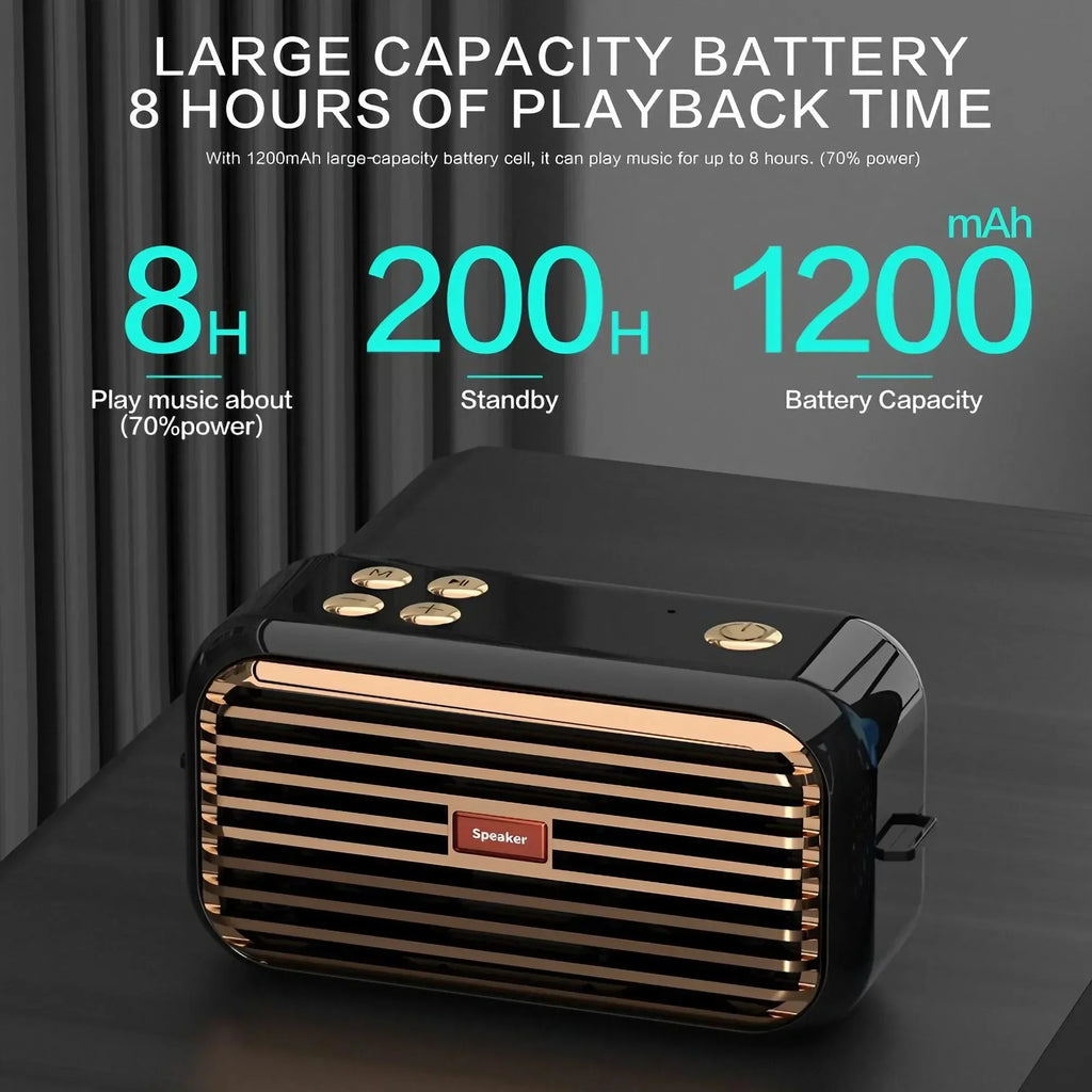 STONEGO 16W Bluetooth 5.0 Portable Speaker IPX5 Waterproof TWS