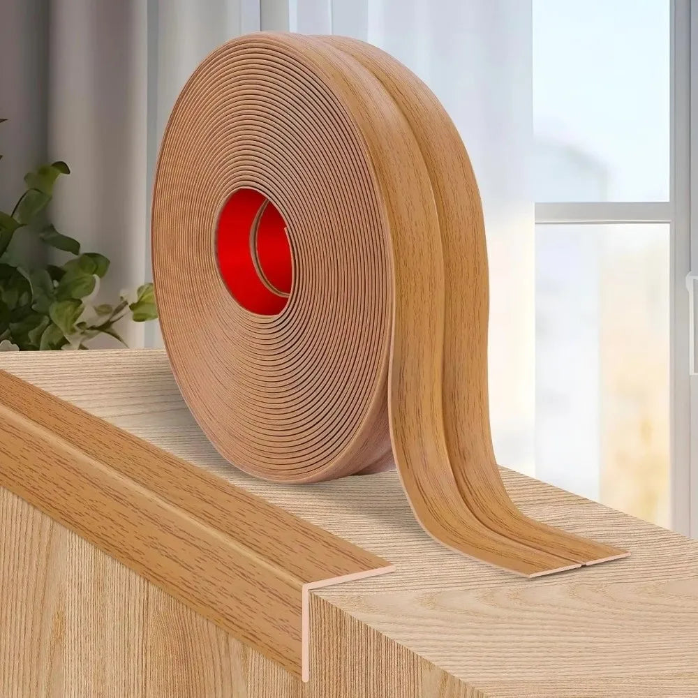 PVC Wall Corner Protector Strip – 4cm x 2m Self-Adhesive Trim