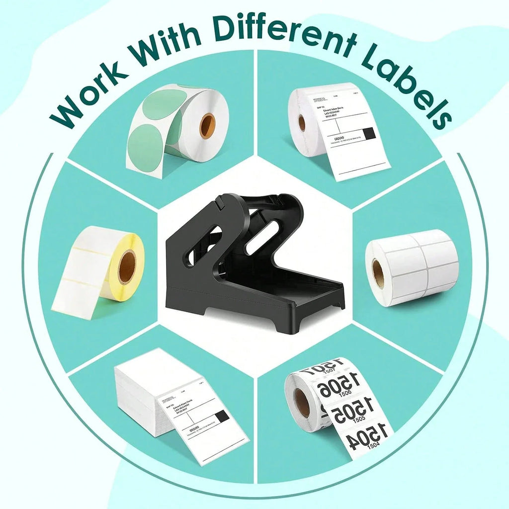 Marklife Desktop Thermal Label Holder Stand – Roll & Fanfold