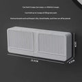 Wall Mounted Flip-Top Draining Soap Holder with Dustproof Lid