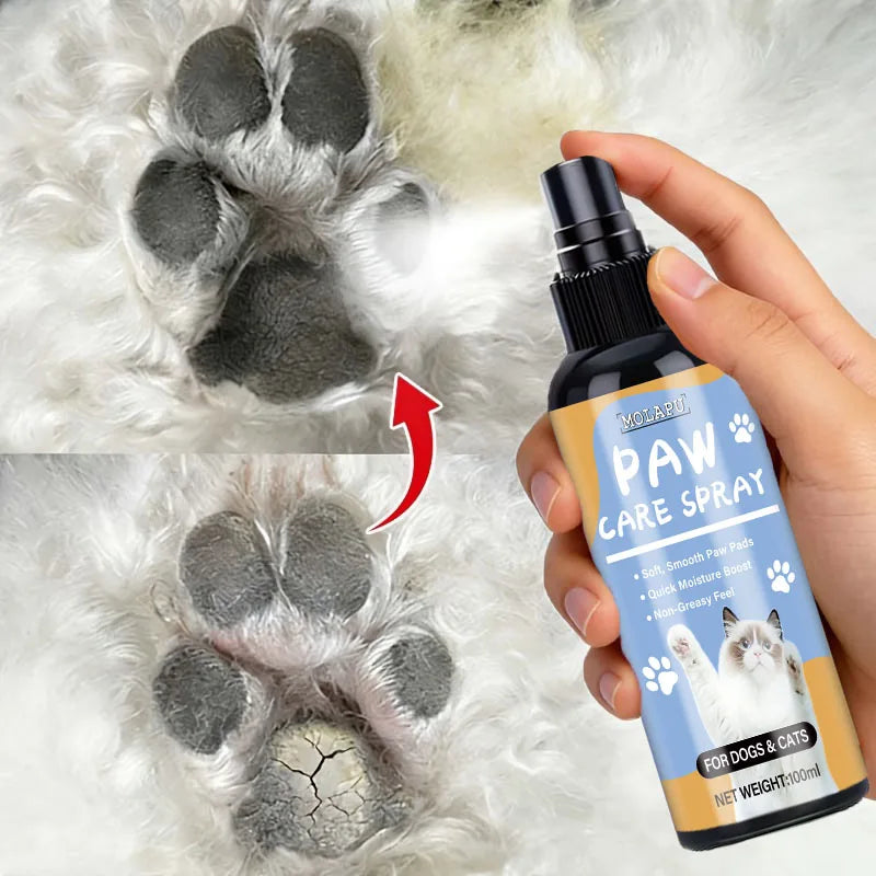 Pet Paw Care Spray – Natural Plant Extracts for Soft Paws