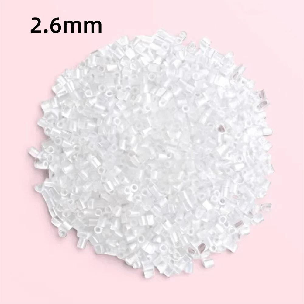 Transparent DIY Perler Beads 2.6mm – 1000pcs Glass-Color Fuse Beads
