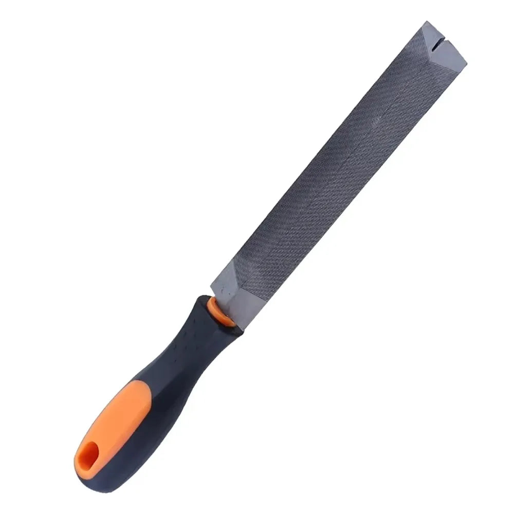 Rhombic Pruning Saw File T12 Steel Wood Rasp with TPR Handle