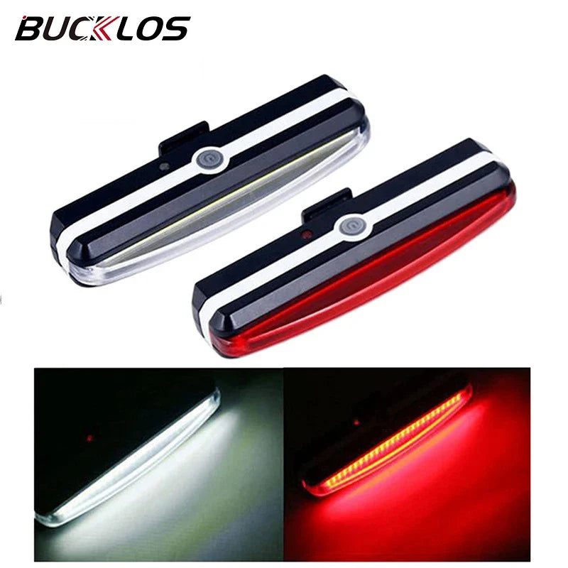BUCKLOS USB Rechargeable Bike Tail Light – IPX6 Waterproof
