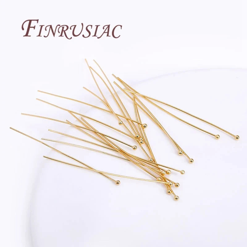 18K Gold Plated Crimp Beads, End Caps & Lobster Clasps