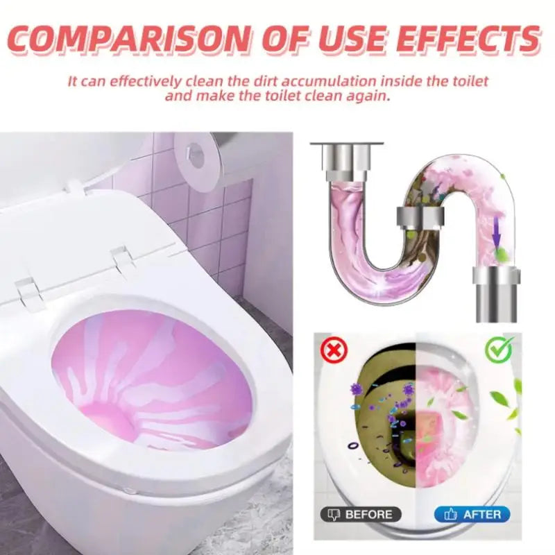 10-Pack Effervescent Cleaning Tablets – Toilet & Washing Machine