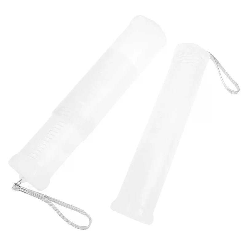 Transparent Cylinder Pencil Case Adjustable PP Pen Holder