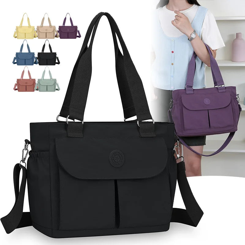 Lightweight Nylon Crossbody Shoulder Bag & Tote – Nixie