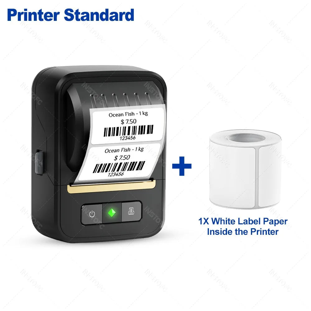 NiiMbot N20 Bluetooth Mini Label Printer – Thermal, Ink-Free