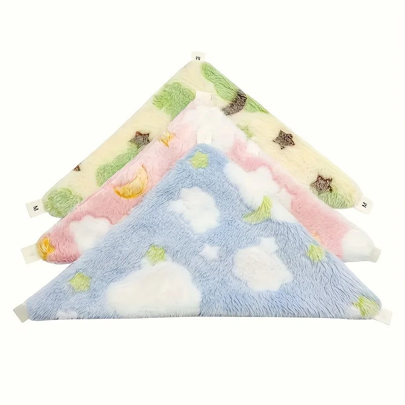 Small Pet Hammock & Funnel Bed Set – Fleece Cage Accessory