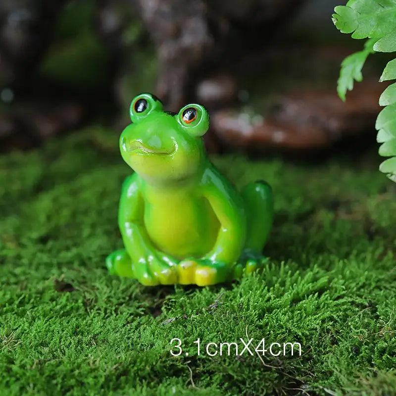 Resin Frog Hanging Ornament – Garden, Terrarium & Home Decor