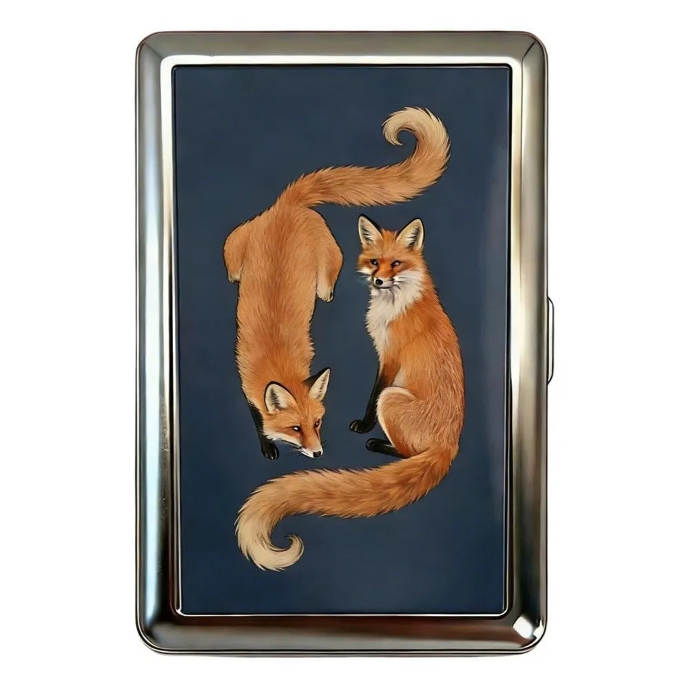 Vintage Metal Card Case – Snap ID & Credit Card Holder