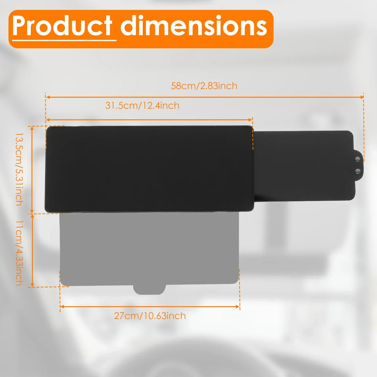 Universal Car Sun Visor Extender – Anti-Glare UV Sun Blocker
