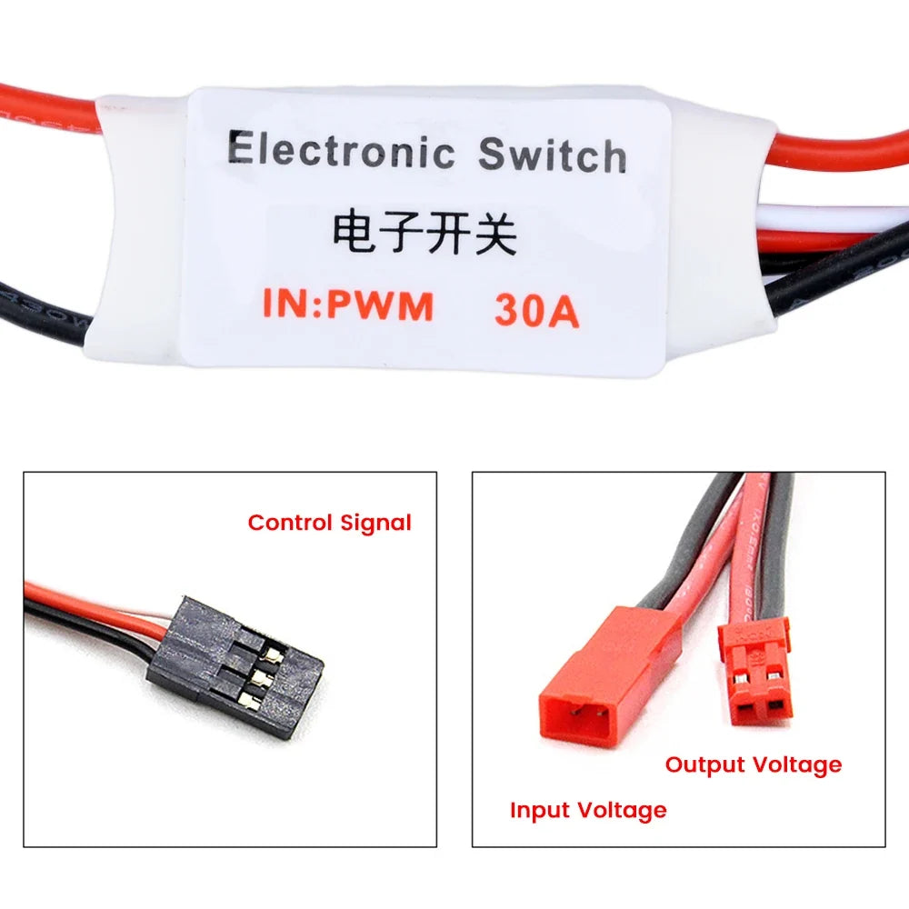PWM Electronic Switch Module 3–30V | RC Drone & Aircraft