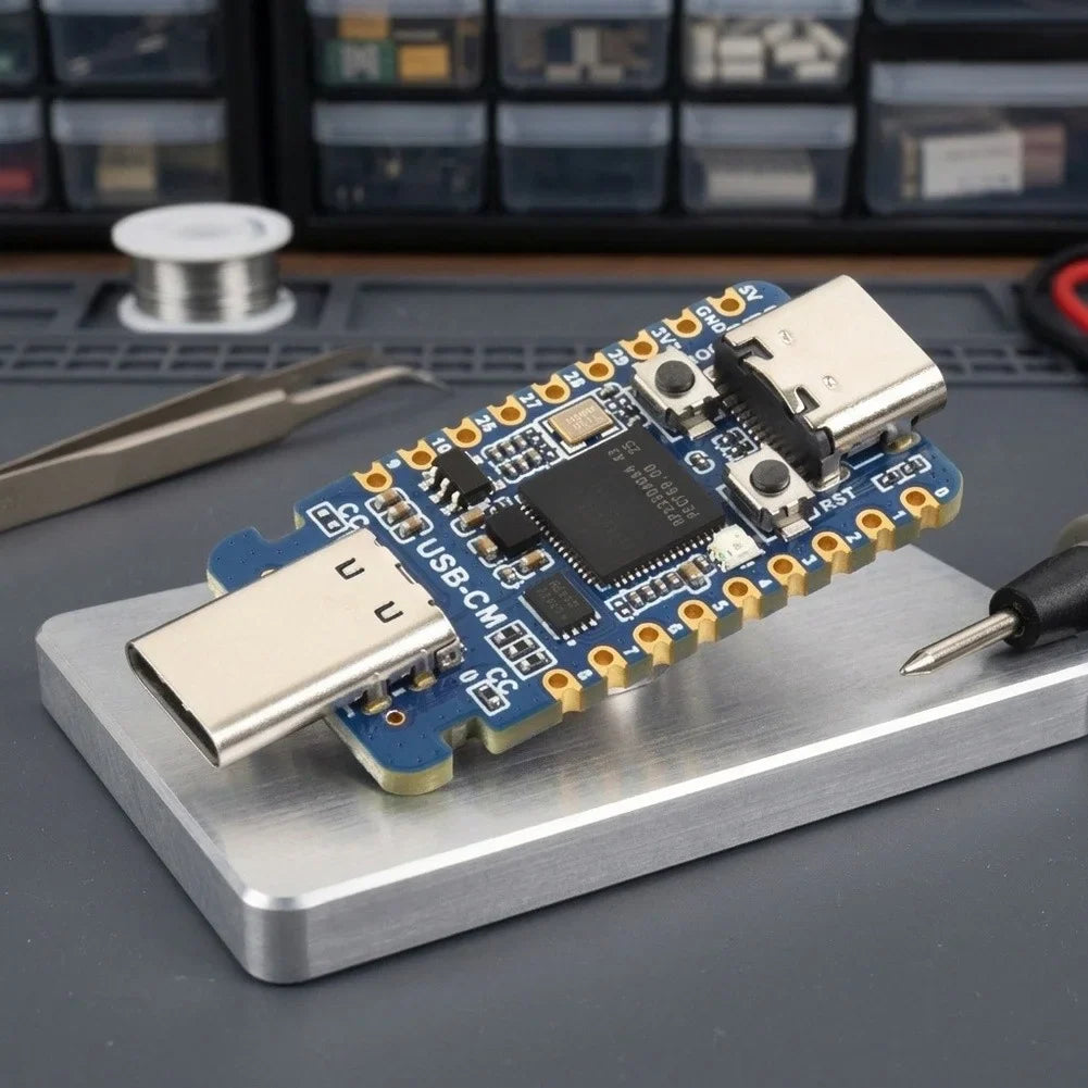 RP2350 Dual-Core USB-C Microcontroller Dev Board | ARM & RISC-V