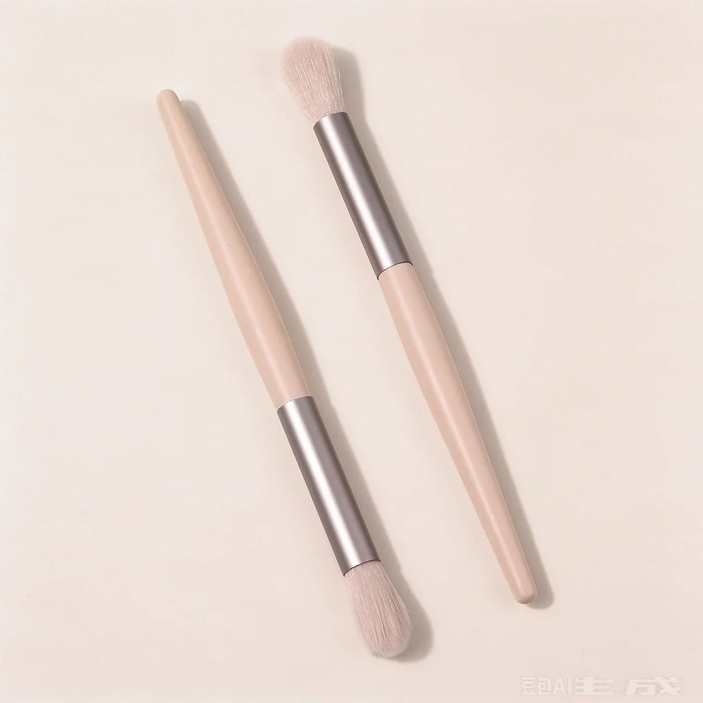 2Pcs Nose Shadow & Highlighting Makeup Brushes – Soft Bristles