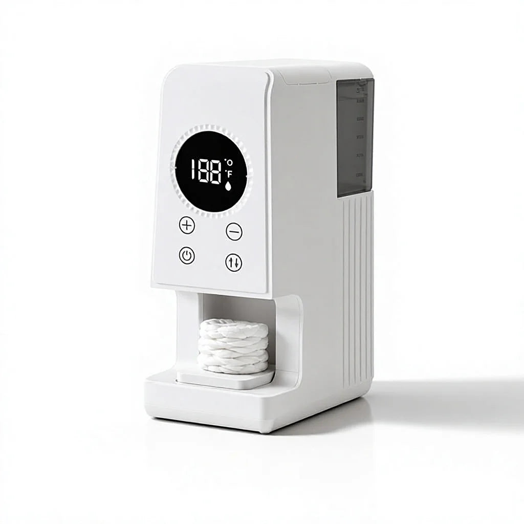 Smart Baby Wipes Warmer – Auto Dispenser & Wireless Charging
