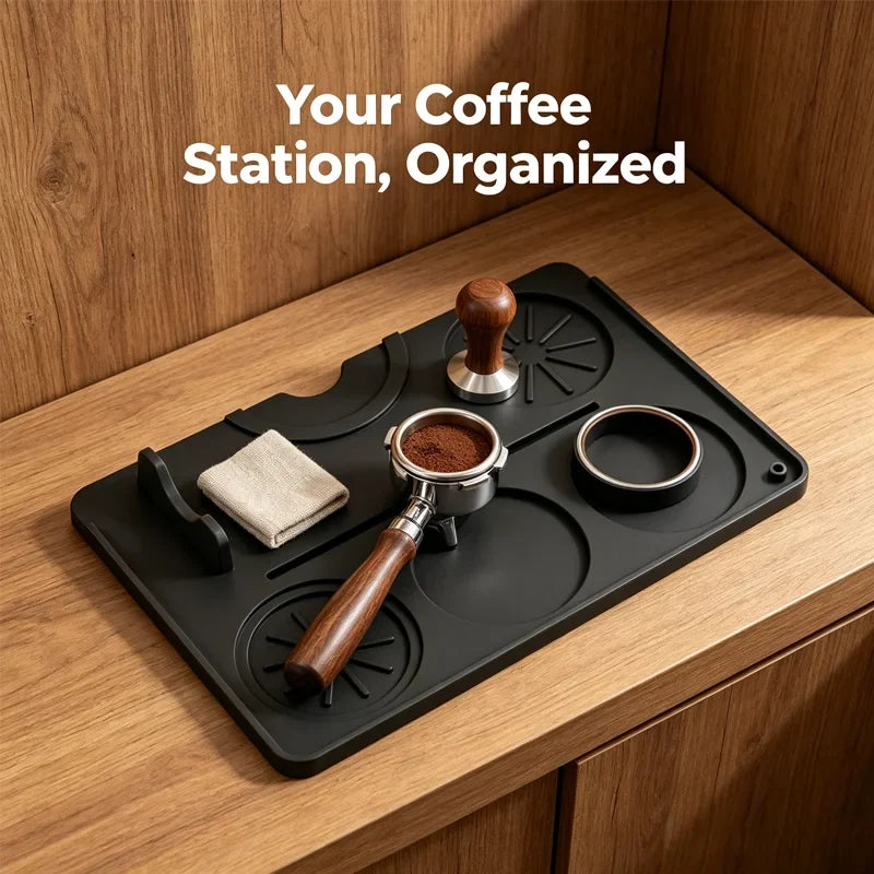 Silicone Coffee Tamper Mat | Espresso Portafilter Pad