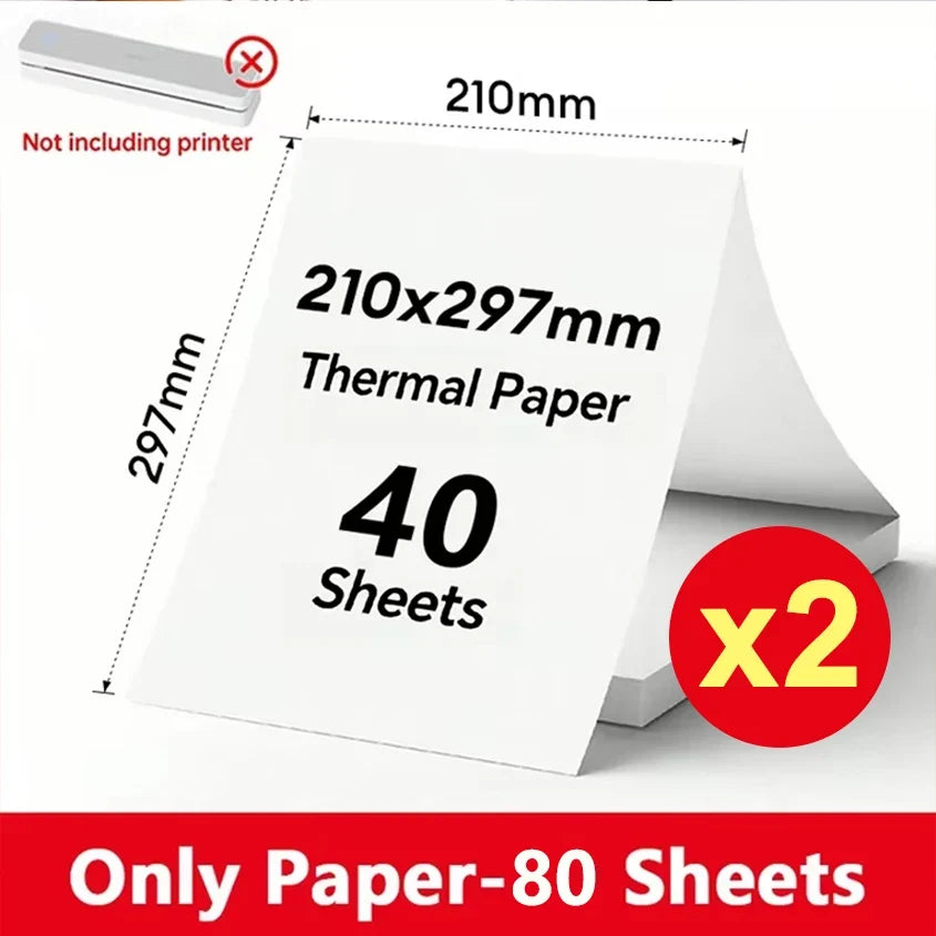 HPRT Folded A4 & US Letter Quick-Dry Thermal Printer Paper