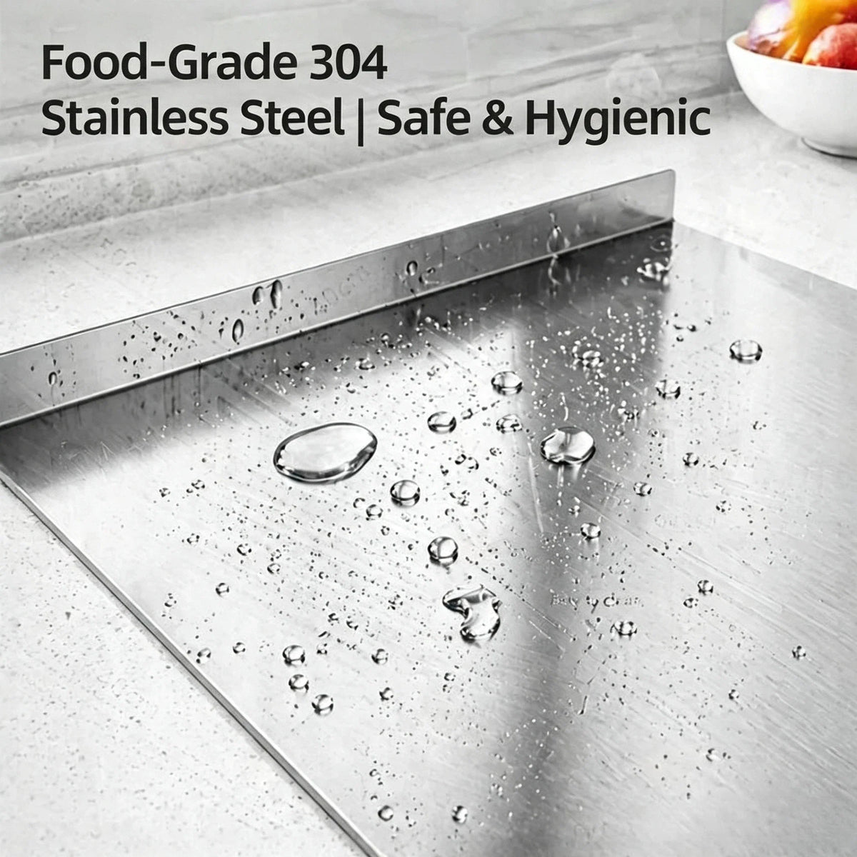 Stainless Steel Non-Slip Dough Kneading & Baking Pastry Board