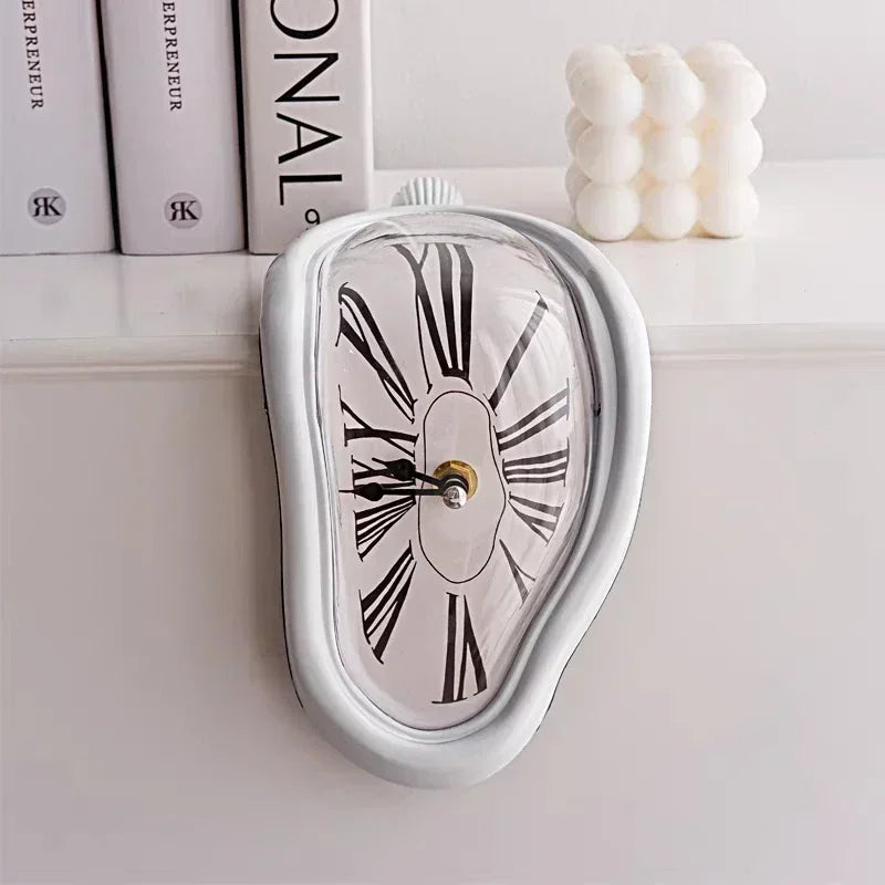 Surreal Melting Wall Clock – Salvador Dali Style Home Décor