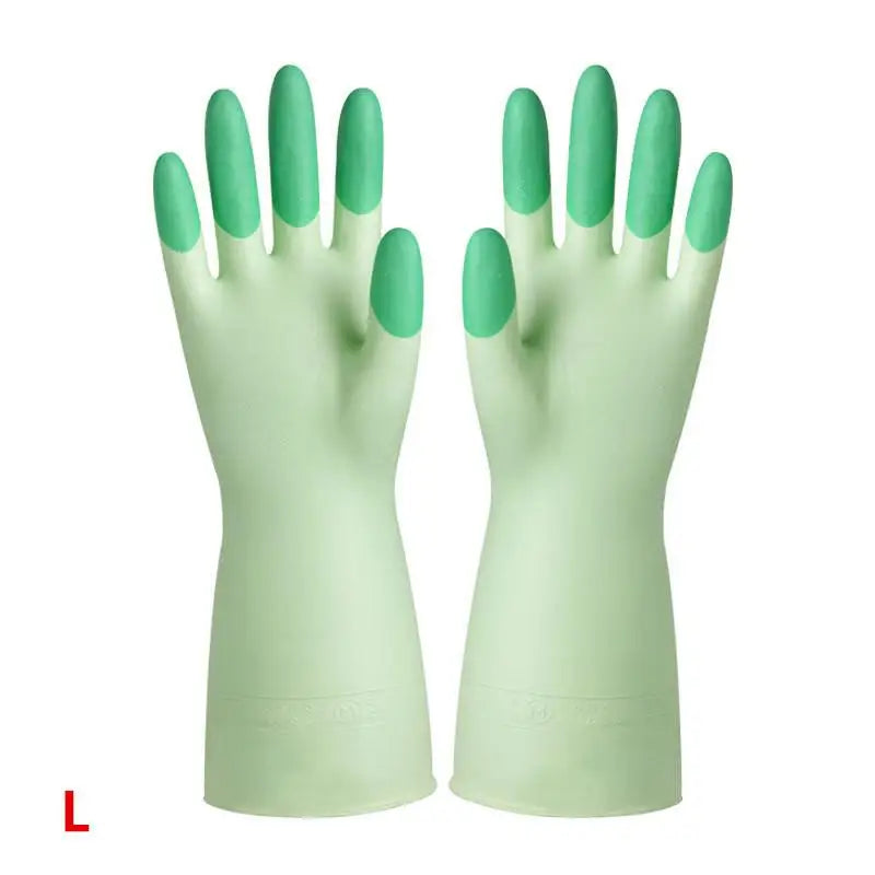 Silicone Dishwashing Gloves – Anti-Slip, Long & Reusable