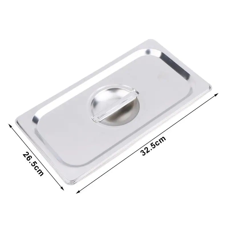 Stainless Steel Food Pan Lids – Steam Table Covers 1/9–1/1