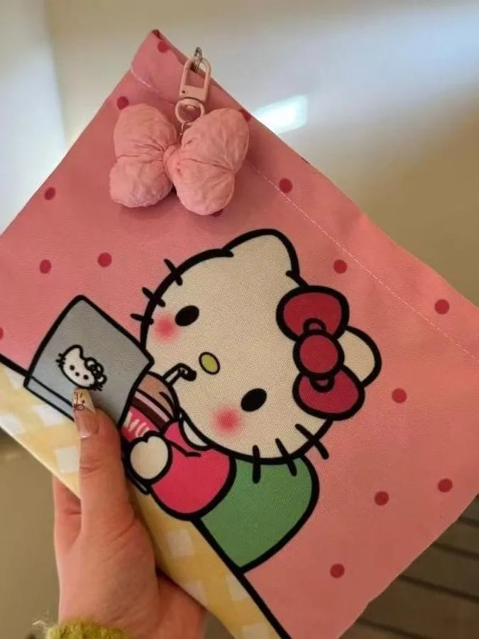 Sanrio Kawaii Large Makeup Bag Set with Organizer & Coin Purse