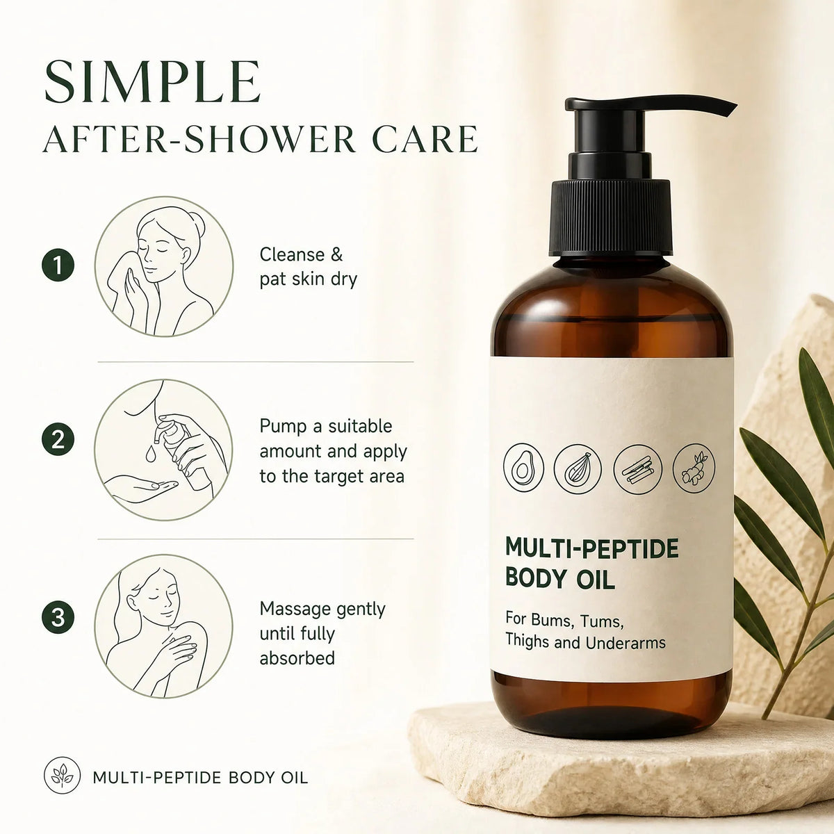 240ml Nixie Body Massage Oil – Moisturizing & Non-Greasy