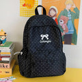 Korean Polka Dot Backpack – Lightweight Large-Capacity School Bag